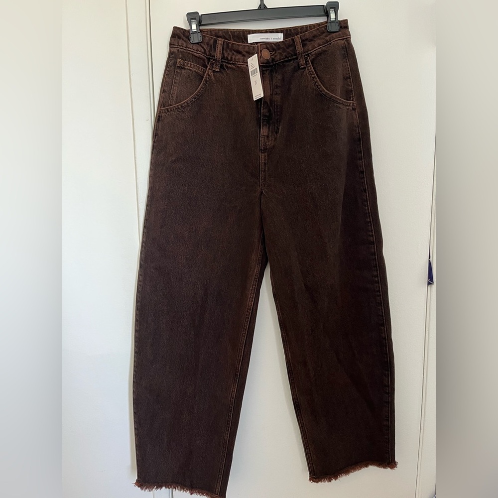 NWT Seventy + Mochi Barrel Leg Jeans